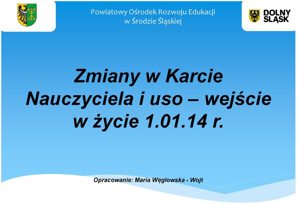 Nauczyciela i uso wejście w życie 1.