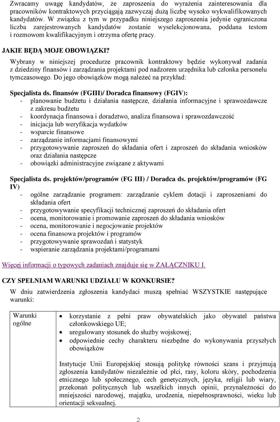 JAKIE BĘDĄ MOJE OBOWIĄZKI?