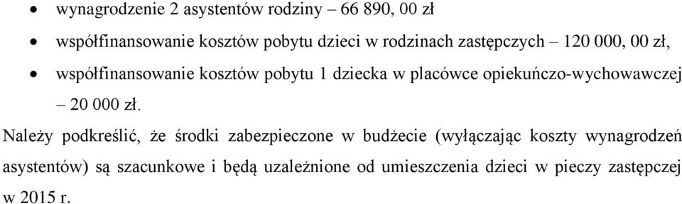 opiekuńczo-wychowawczej 20 000 zł.