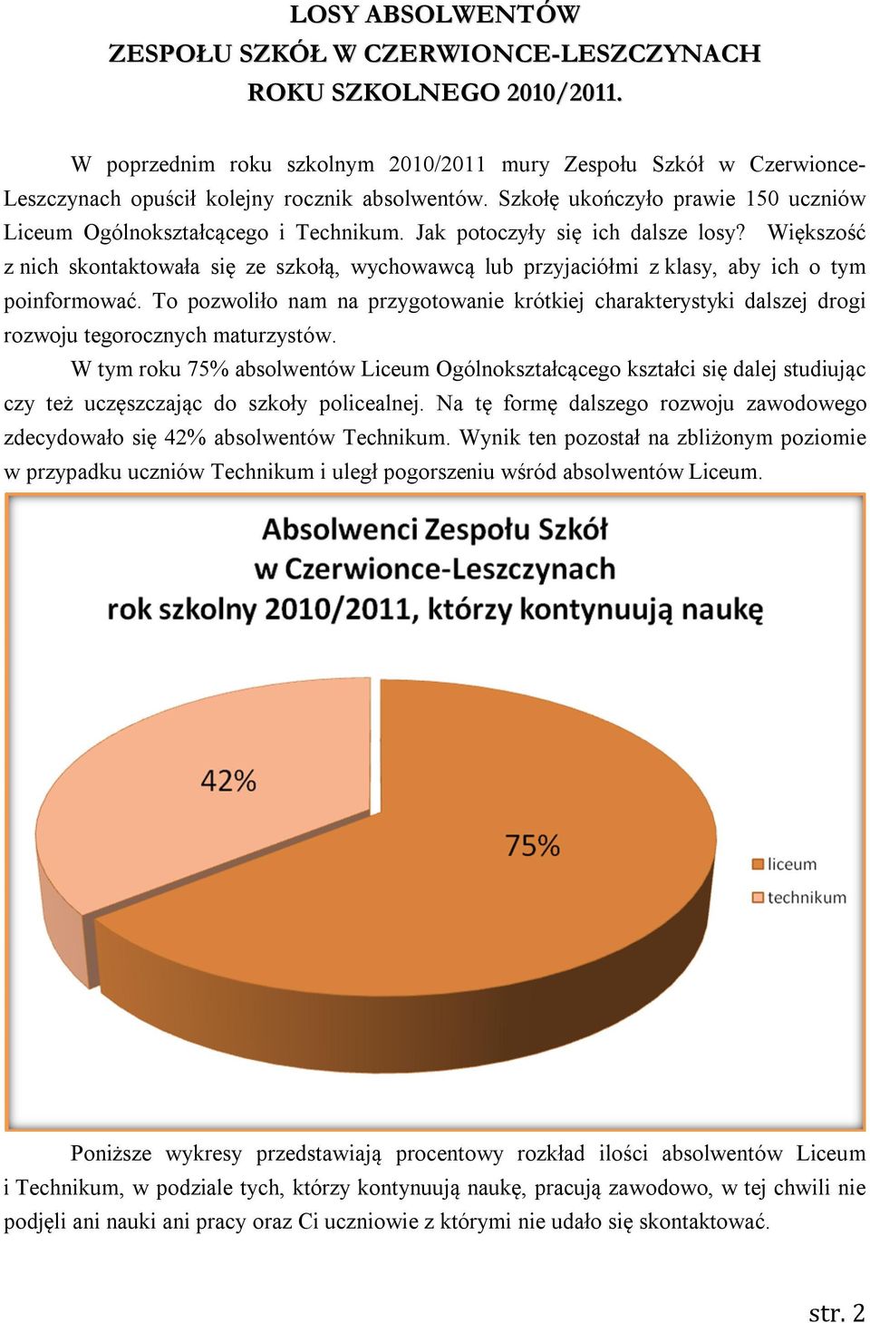 Większość z nich skontaktowała się ze szkołą, wychowawcą lub przyjaciółmi z klasy, aby ich o tym poinformować.