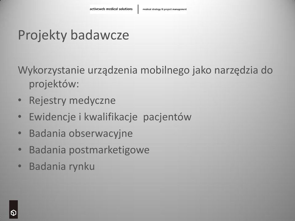 medyczne Ewidencje i kwalifikacje pacjentów