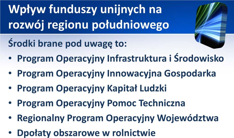 Operacyjny Kapitał Ludzki Program Operacyjny Pomoc Techniczna