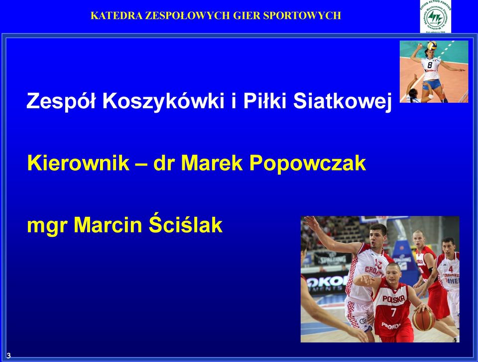 Kierownik dr Marek