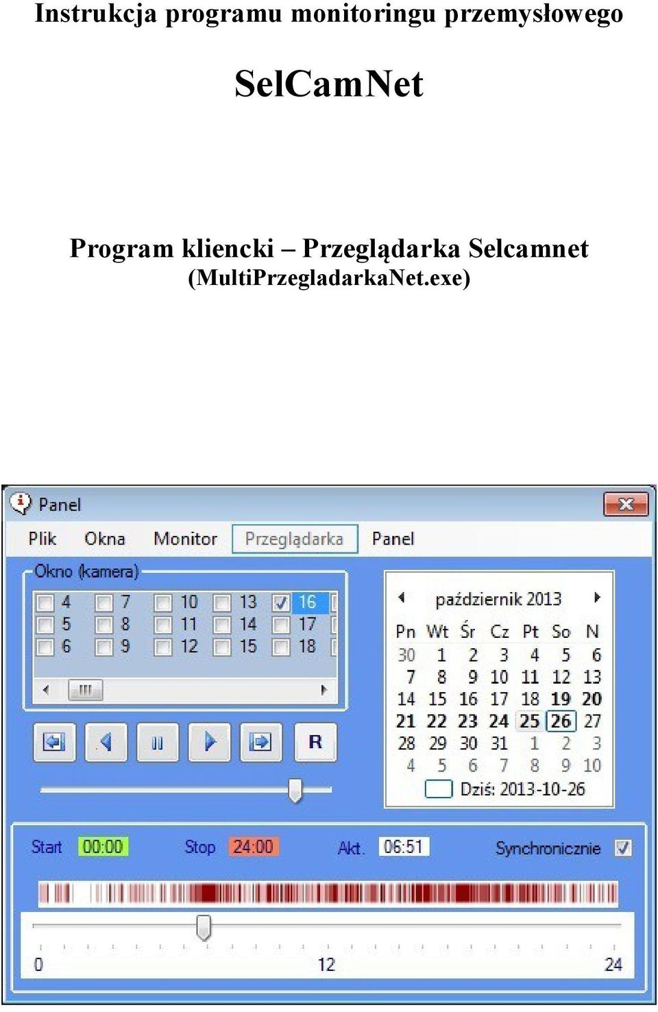 SelCamNet Program kliencki