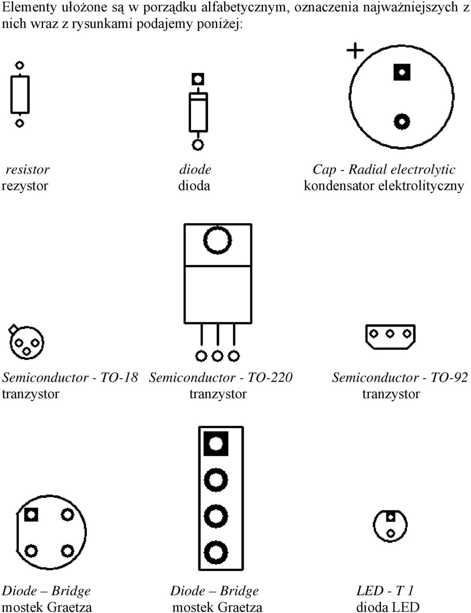 kondensator elektrolityczny Semiconductor - TO-18 Semiconductor - TO-220 Semiconductor -