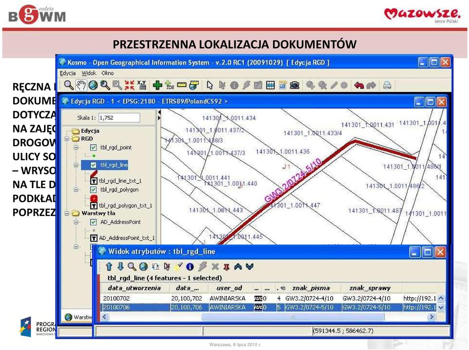 ZAJĘCIE PASA DROGOWEGO ULICY SOSNOWEJ