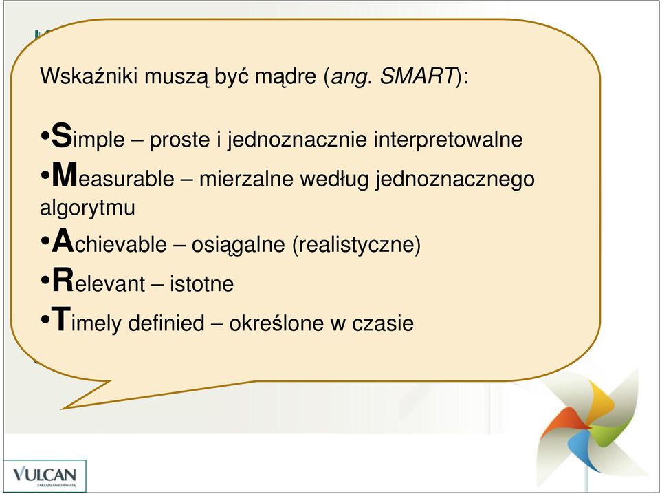 jednoznacznego Dobór i definicja wskaźników najistotniejszym algorytmu zadaniem w KPI Achievable W samochodzie osiągalne KPI: (realistyczne) to