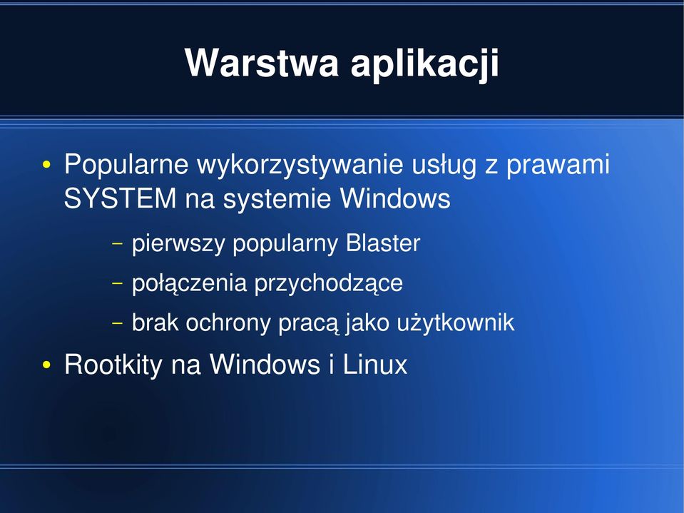 popularny Blaster połączenia przychodzące brak