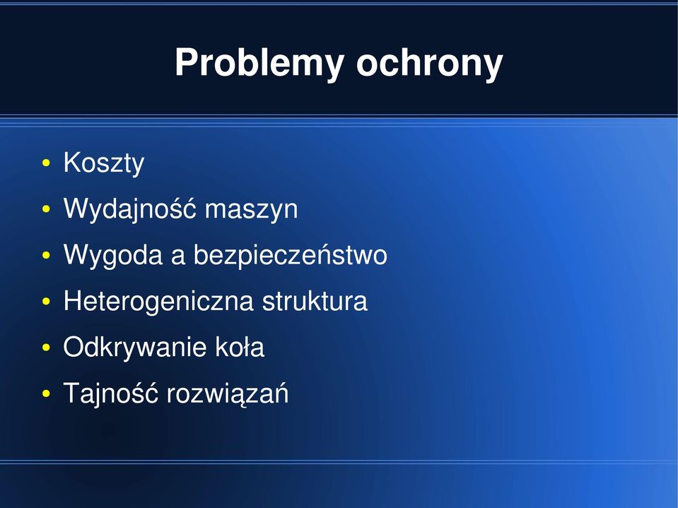 bezpieczeństwo Heterogeniczna