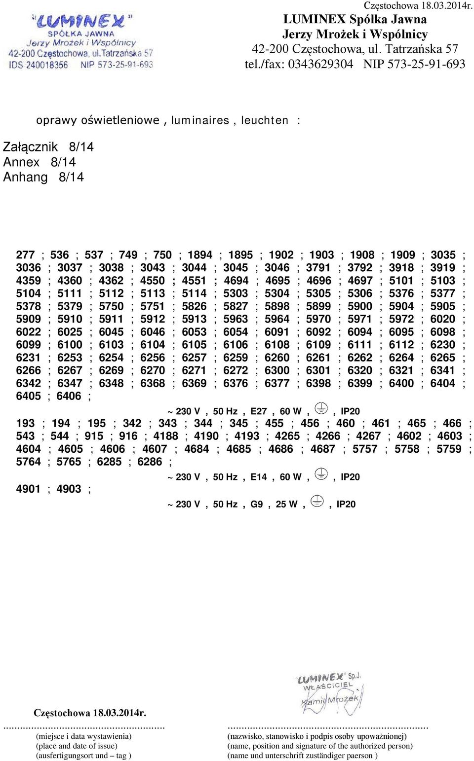 5899 ; 5900 ; 5904 ; 5905 ; 5909 ; 5910 ; 5911 ; 5912 ; 5913 ; 5963 ; 5964 ; 5970 ; 5971 ; 5972 ; 6020 ; 6022 ; 6025 ; 6045 ; 6046 ; 6053 ; 6054 ; 6091 ; 6092 ; 6094 ; 6095 ; 6098 ; 6099 ; 6100 ;