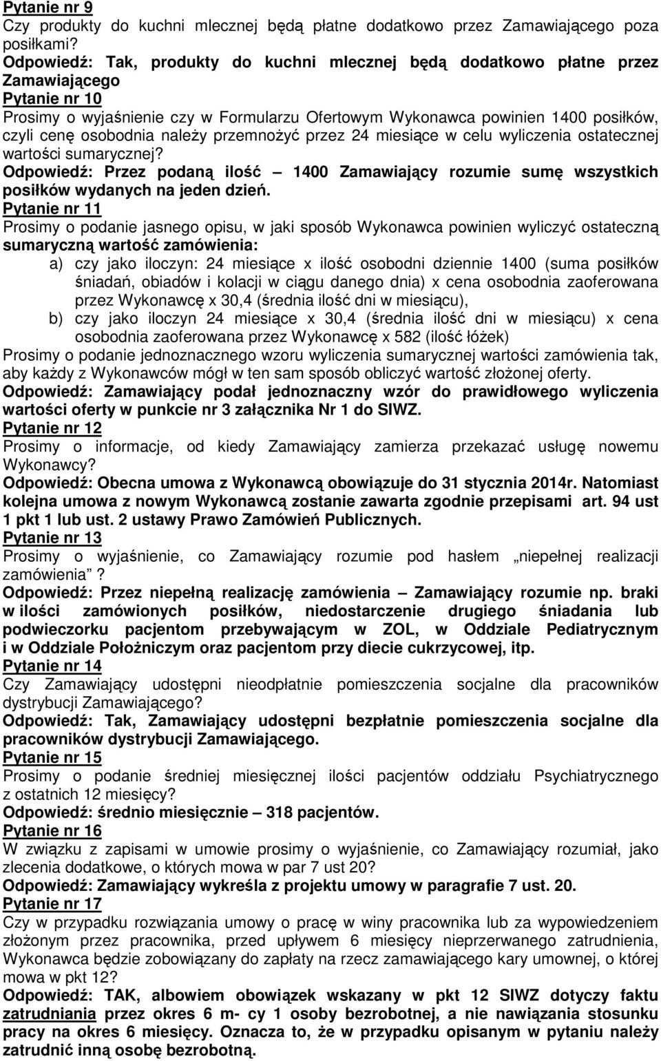 osobodnia należy przemnożyć przez 24 miesiące w celu wyliczenia ostatecznej wartości sumarycznej?