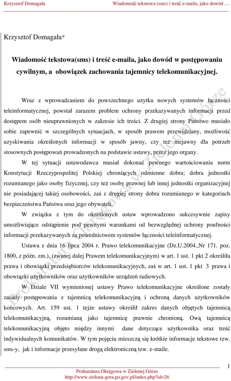 treści.