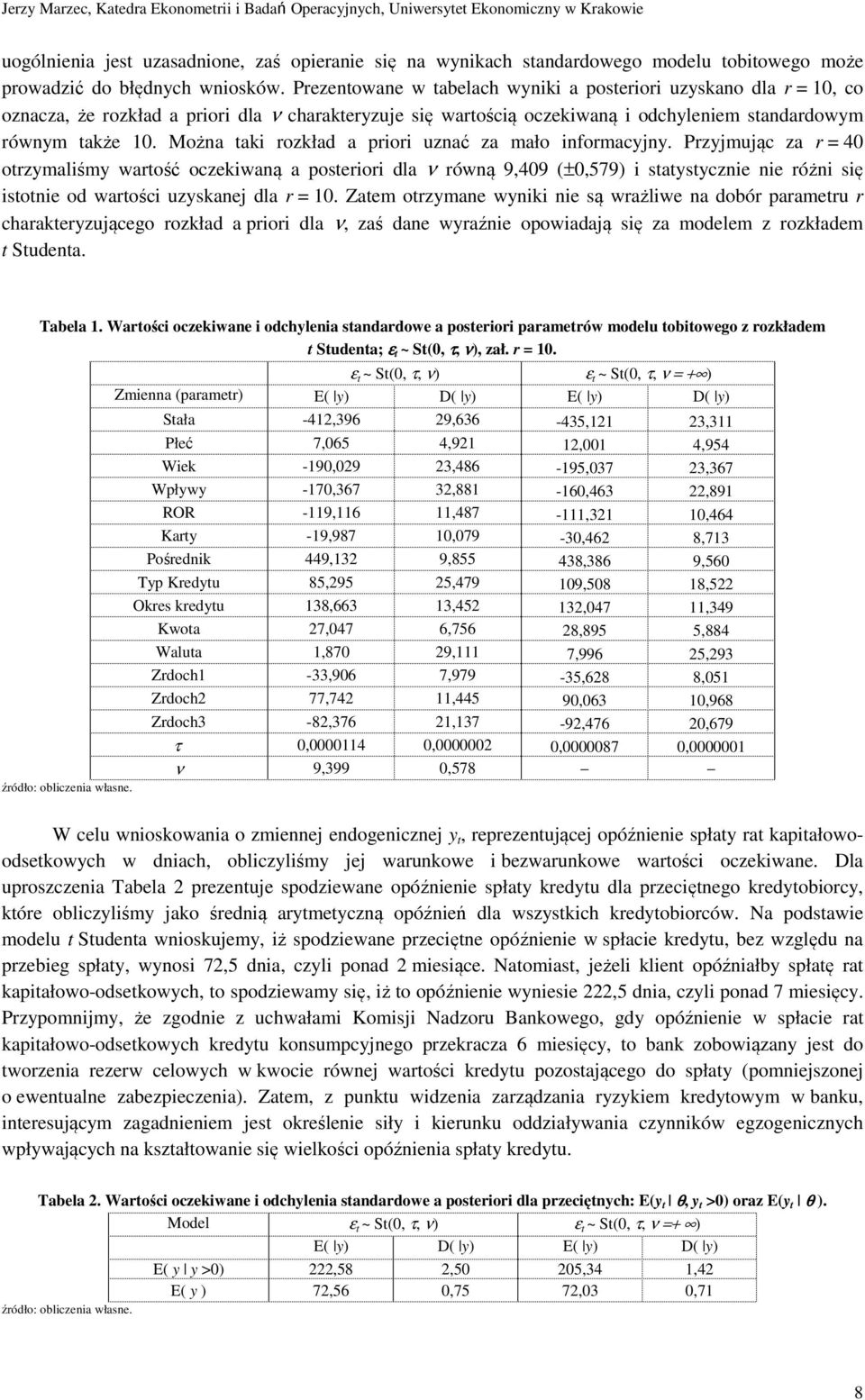 Można aki rozkład a riori uznać za mało informacyjny.