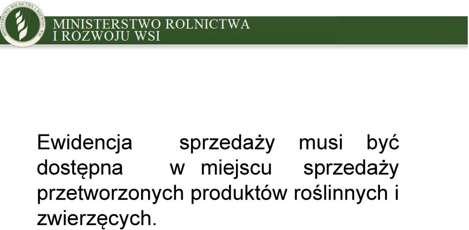 sprzedaży przetworzonych