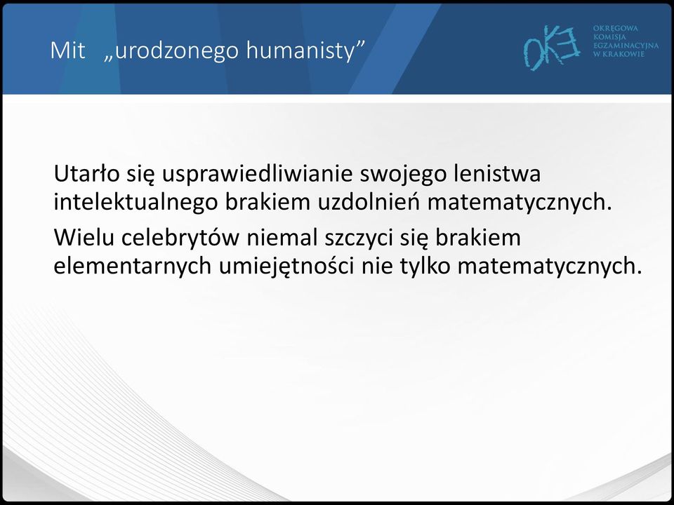 matematycznych.