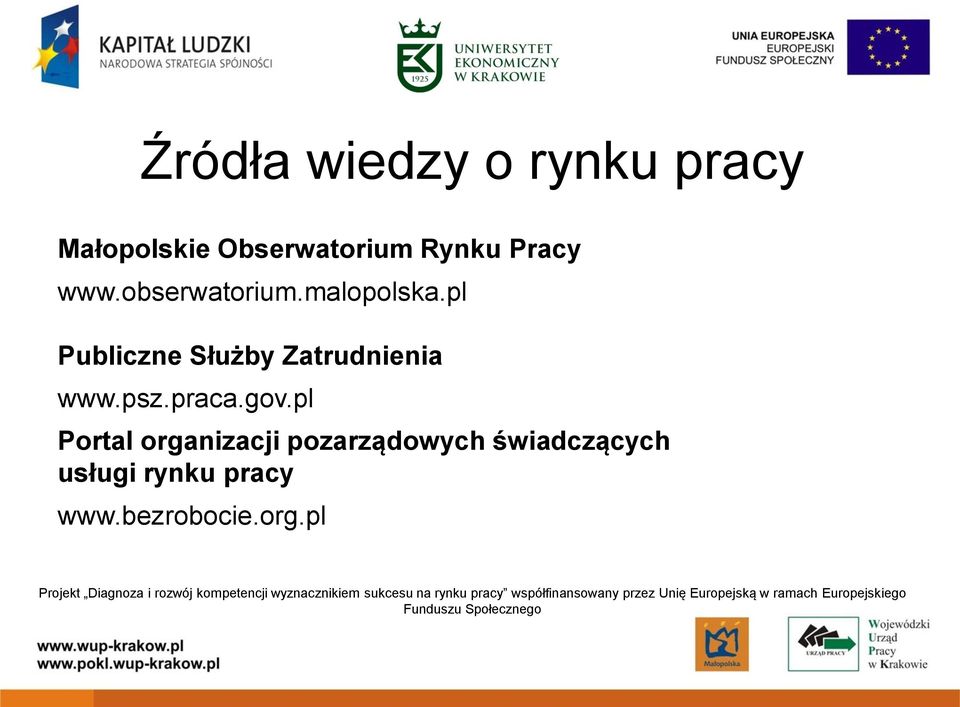 pl Publiczne Służby Zatrudnienia www.psz.praca.gov.