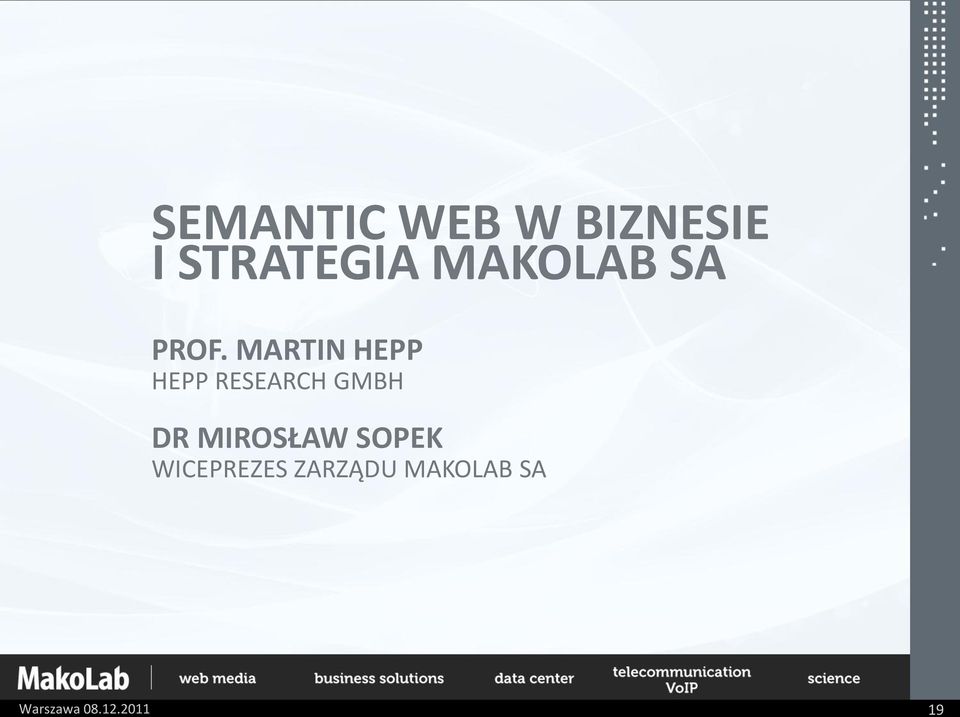 MARTIN HEPP HEPP RESEARCH GMBH DR