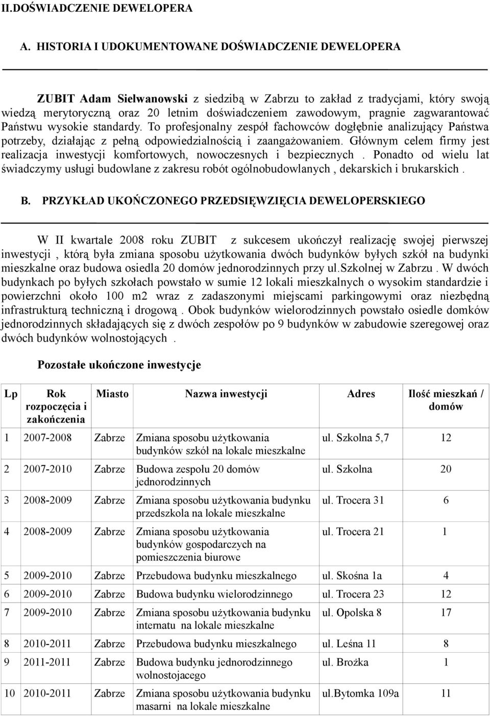 zagwarantować Państwu wysokie standardy. To profesjonalny zespół fachowców dogłębnie analizujący Państwa potrzeby, działając z pełną odpowiedzialnością i zaangażowaniem.