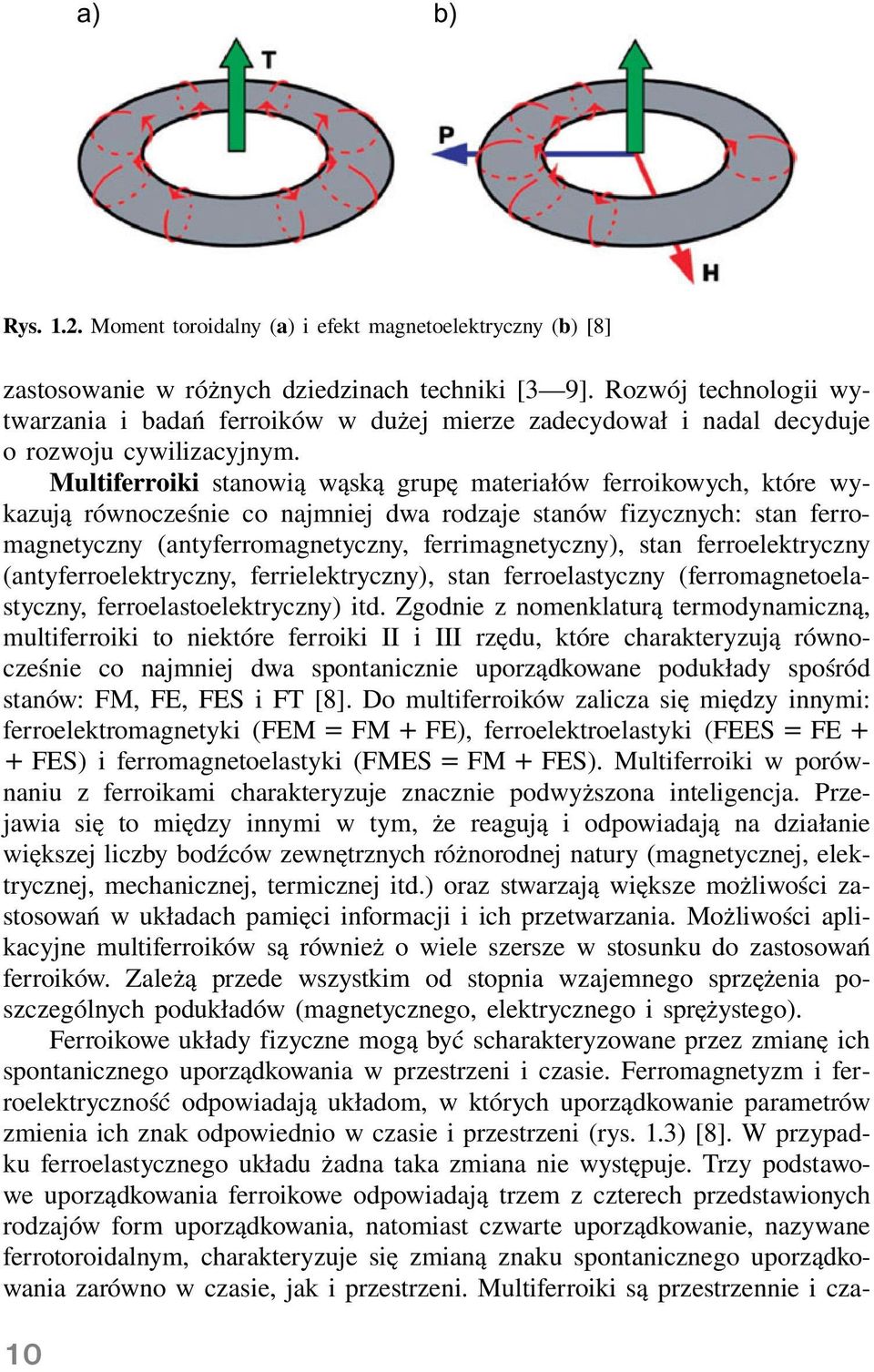 Multiferroiki stanowią wąską grupę materiałów ferroikowych, które wykazują równocześnie co najmniej dwa rodzaje stanów fizycznych: stan ferromagnetyczny (antyferromagnetyczny, ferrimagnetyczny), stan