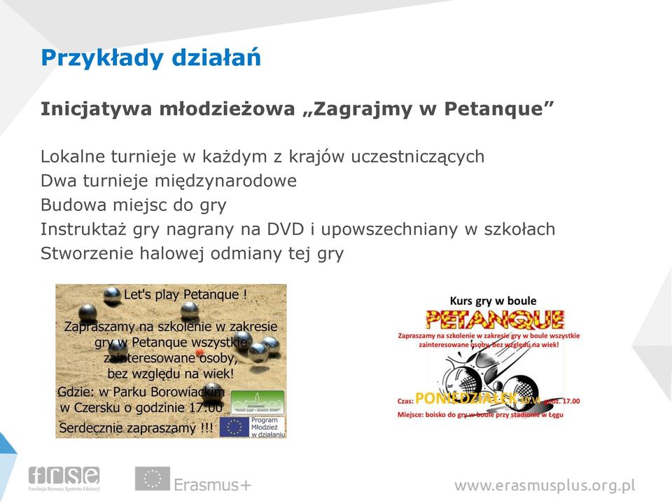 międzynarodowe Budowa miejsc do gry Instruktaż gry nagrany na