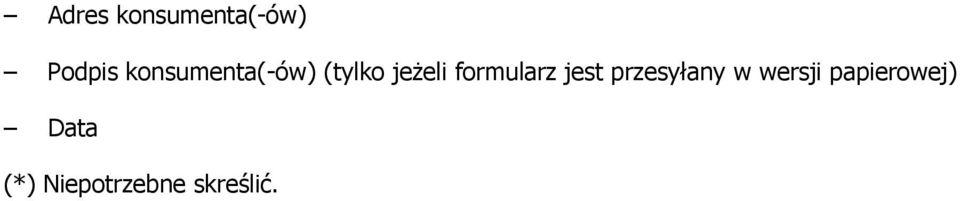 formularz jest przesyłany w wersji