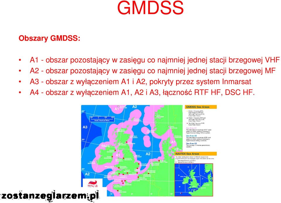 stacji brzegowej MF A3 - obszar z wyłączeniem A1 i A2, pokryty przez