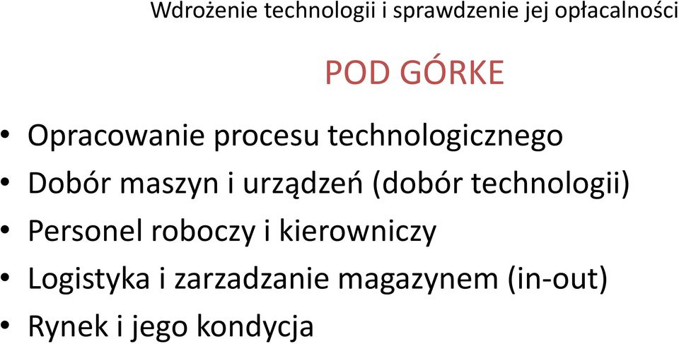 Personel roboczy i kierowniczy Logistyka i