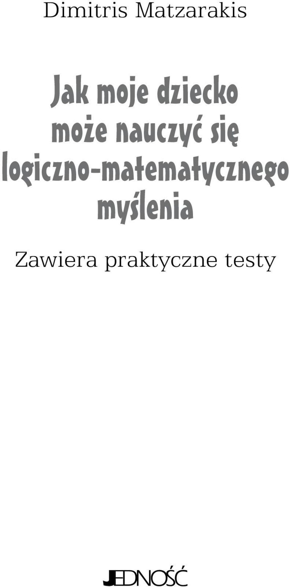 się logiczno-matematycznego