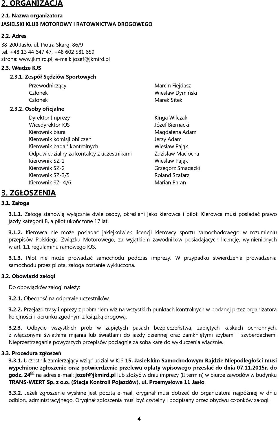 3. Władze KJS 2.