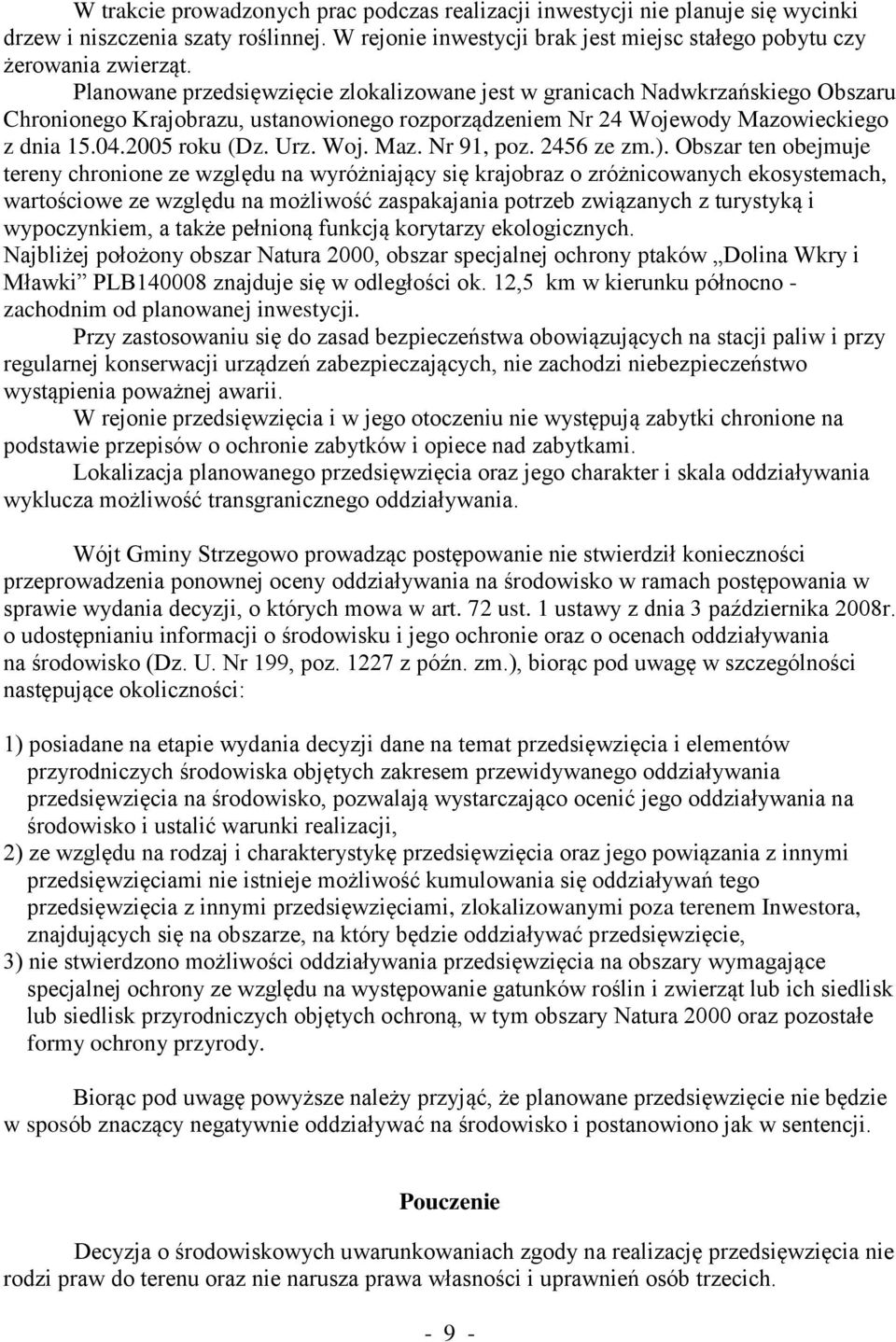 Woj. Maz. Nr 91, poz. 2456 ze zm.).