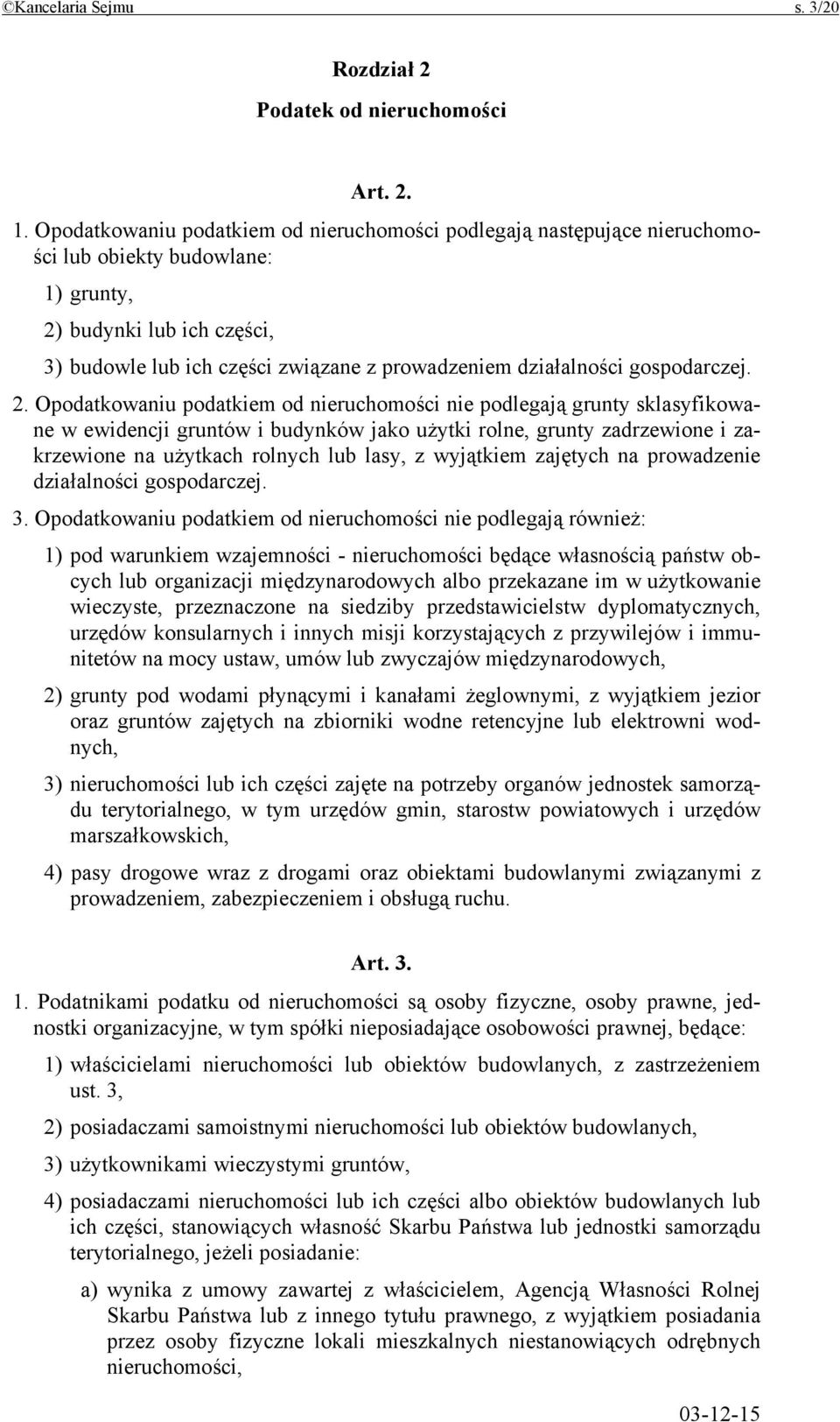 działalności gospodarczej. 2.