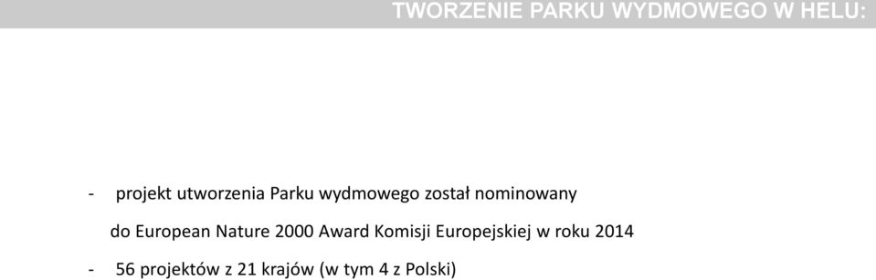 European Nature 2000 Award Komisji Europejskiej