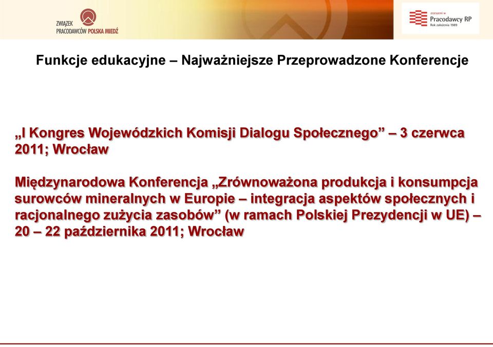 produkcja i konsumpcja surowców mineralnych w Europie integracja aspektów społecznych i