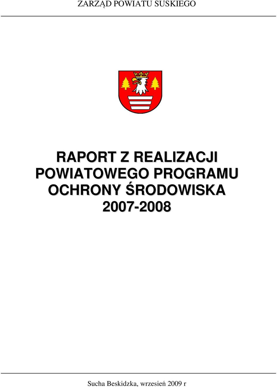 PROGRAMU OCHRONY ŚRODOWISKA