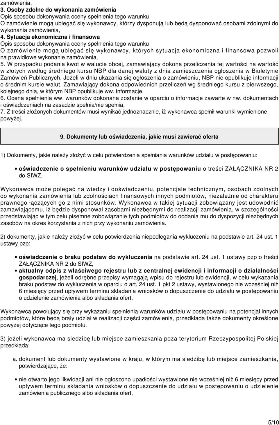 zamówienia, 4.