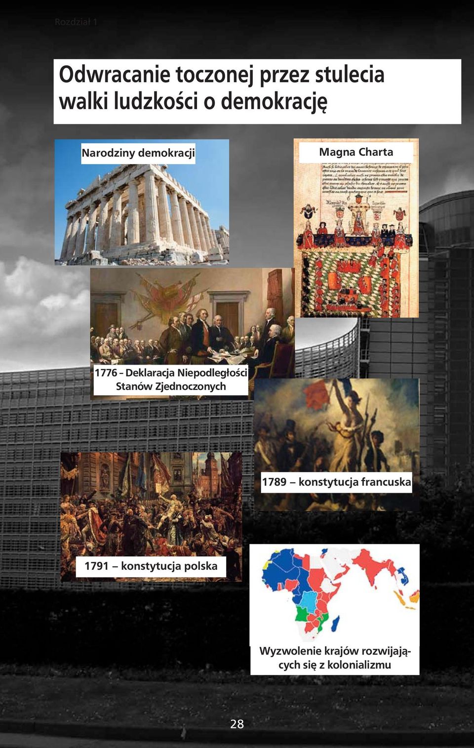 Niepodległości Stanów Zjednoczonych 1789 konstytucja francuska