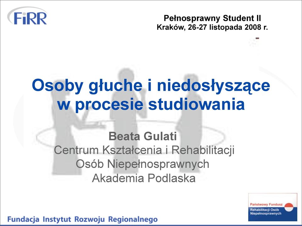 Osoby głuche i niedosłyszące w procesie