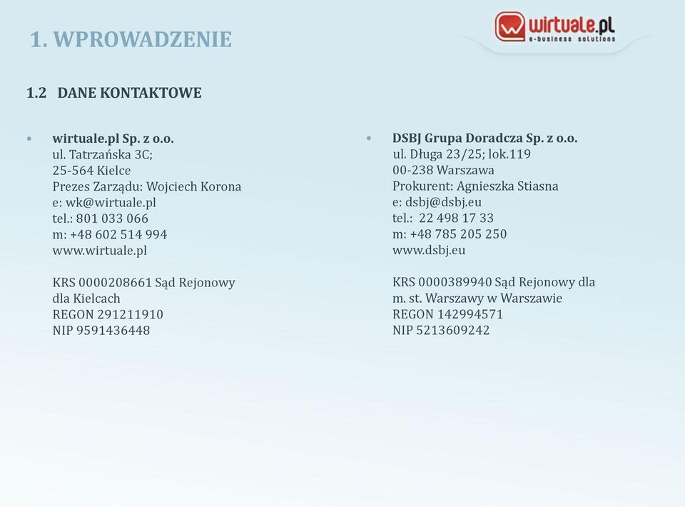 pl tel.: 801 033 066 m: +48 602 514 994 www.wirtuale.