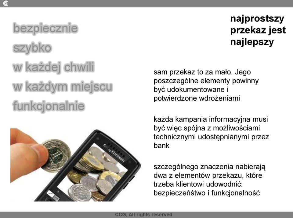 Jego poszczególne elementy powinny być udokumentowane i potwierdzone wdrożeniami każda kampania informacyjna