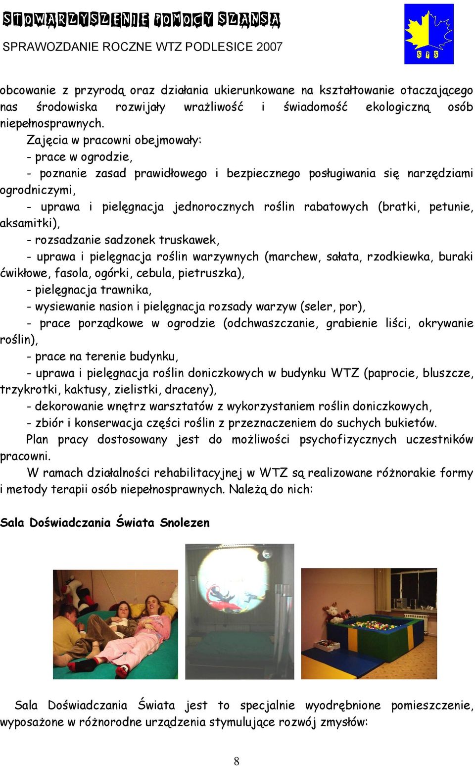 (bratki, petunie, aksamitki), - rozsadzanie sadzonek truskawek, - uprawa i pielęgnacja roślin warzywnych (marchew, sałata, rzodkiewka, buraki ćwikłowe, fasola, ogórki, cebula, pietruszka), -