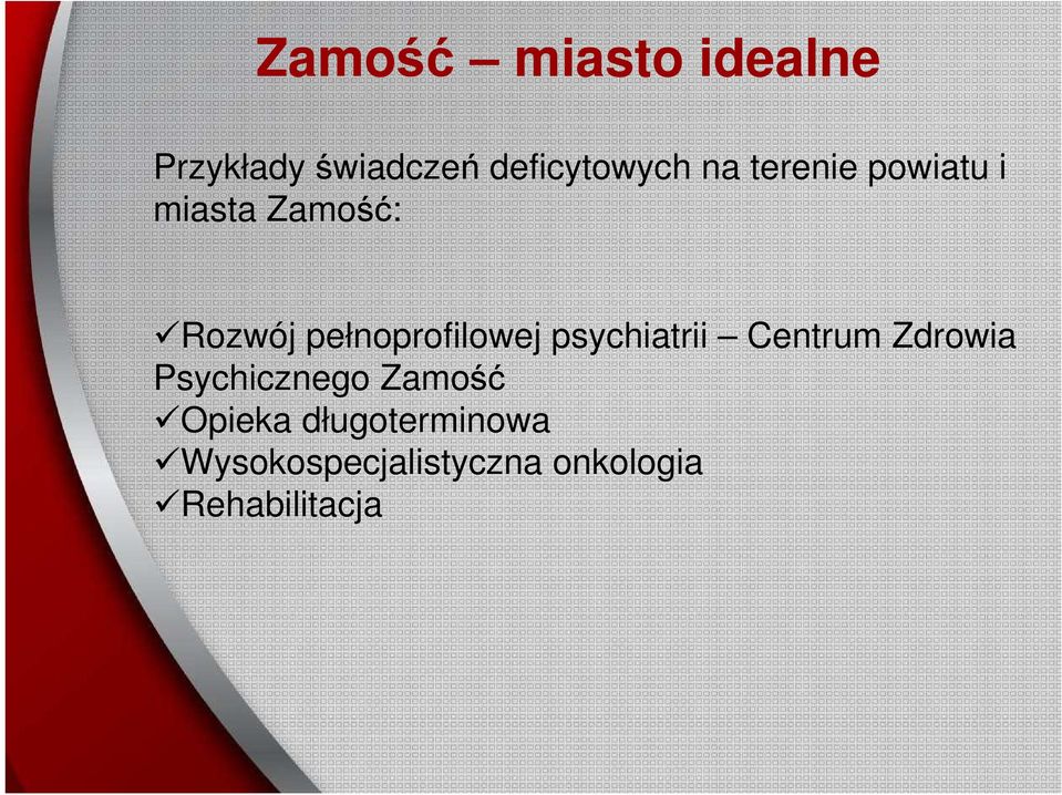 Centrum Zdrowia Psychicznego Zamość Opieka