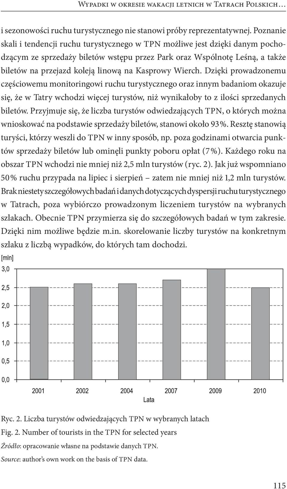 Kasprowy Wierch. Dzięki prowadzonemu częściowemu monitoringowi ruchu turystycznego oraz innym badaniom okazuje się, że w Tatry wchodzi więcej turystów, niż wynikałoby to z ilości sprzedanych biletów.