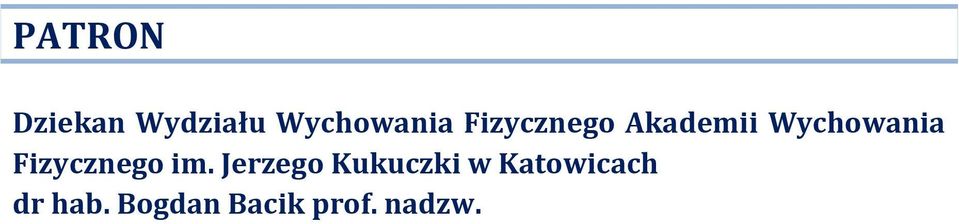 Fizycznego im.