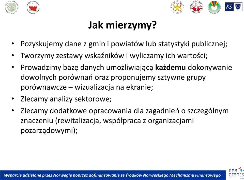 wartości; Prowadzimy bazę danych umożliwiającą każdemu dokonywanie dowolnych porównao oraz proponujemy