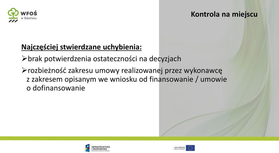 zakresu umowy realizowanej przez wykonawcę z