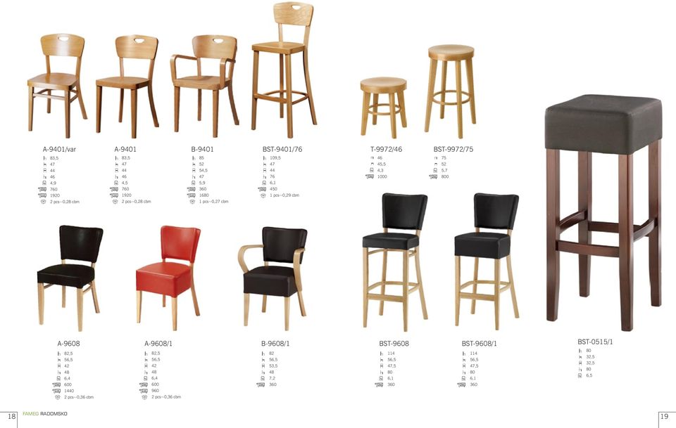 5,7 800 A-9608 82,5 56,5 6,4 10 2 pcs~0,36 cbm A-9608/1 82,5 56,5 6,4 960 2 pcs~0,36 cbm B-9608/1