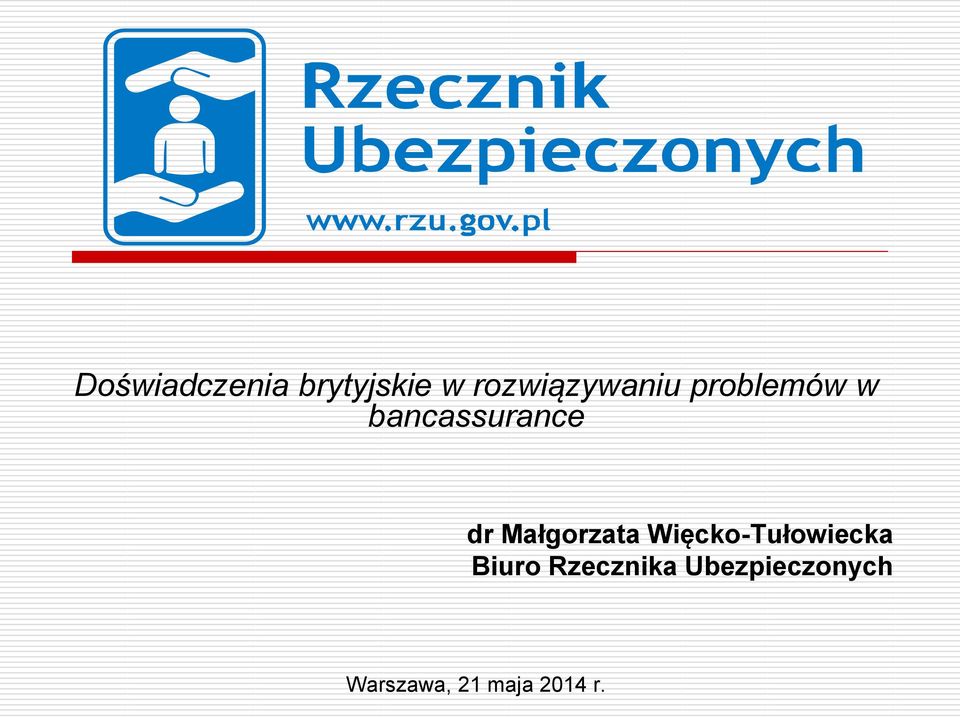 bancassurance dr Małgorzata