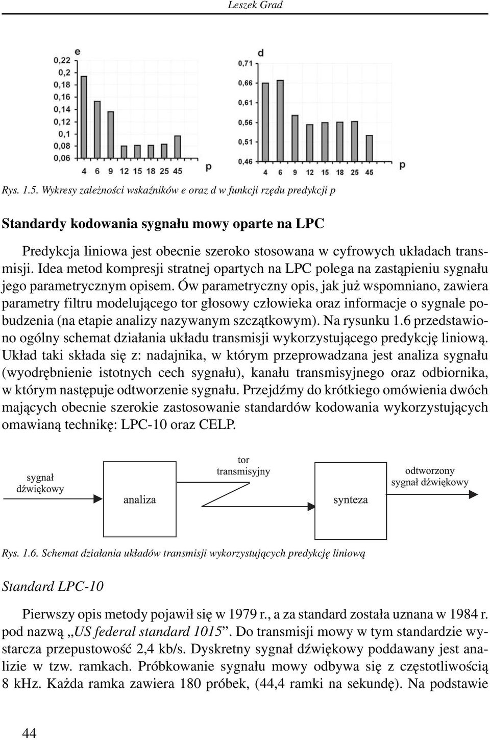 Idea metod kompresji stratnej opartych na LPC polega na zastąpieniu sygnału jego parametrycznym opisem.