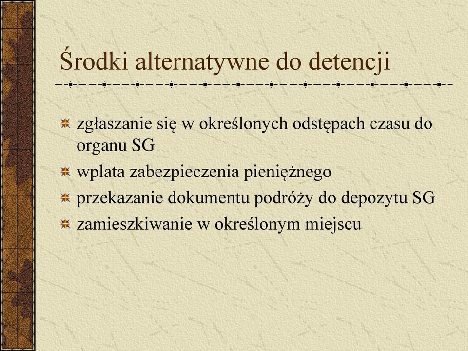 zabezpieczenia pieniężnego przekazanie dokumentu