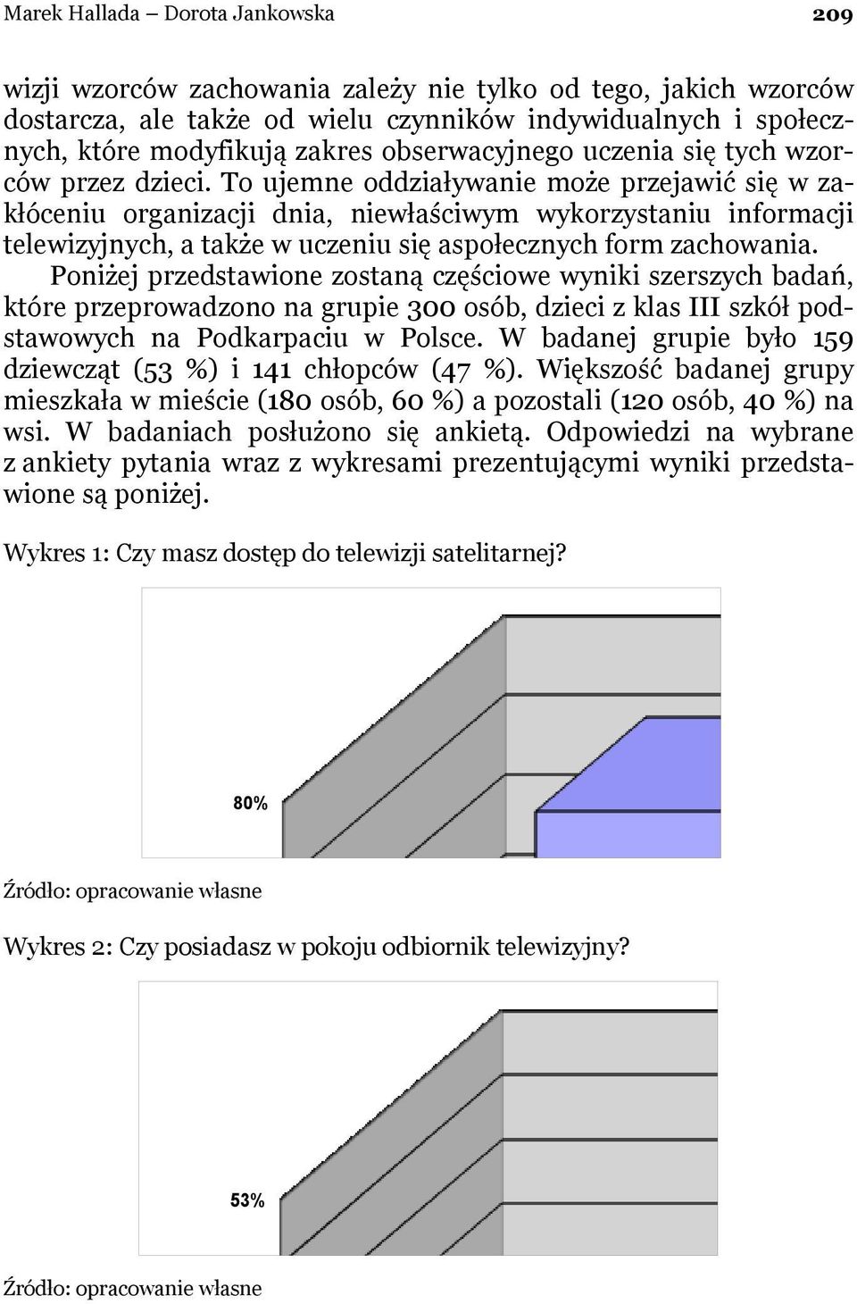 To ujemne oddziaływanie może przejawić się w zakłóceniu organizacji dnia, niewłaściwym wykorzystaniu informacji telewizyjnych, a także w uczeniu się aspołecznych form zachowania.